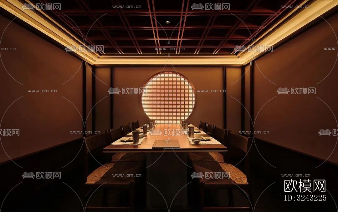 日式日韩料理效果图下载（渲染图13）