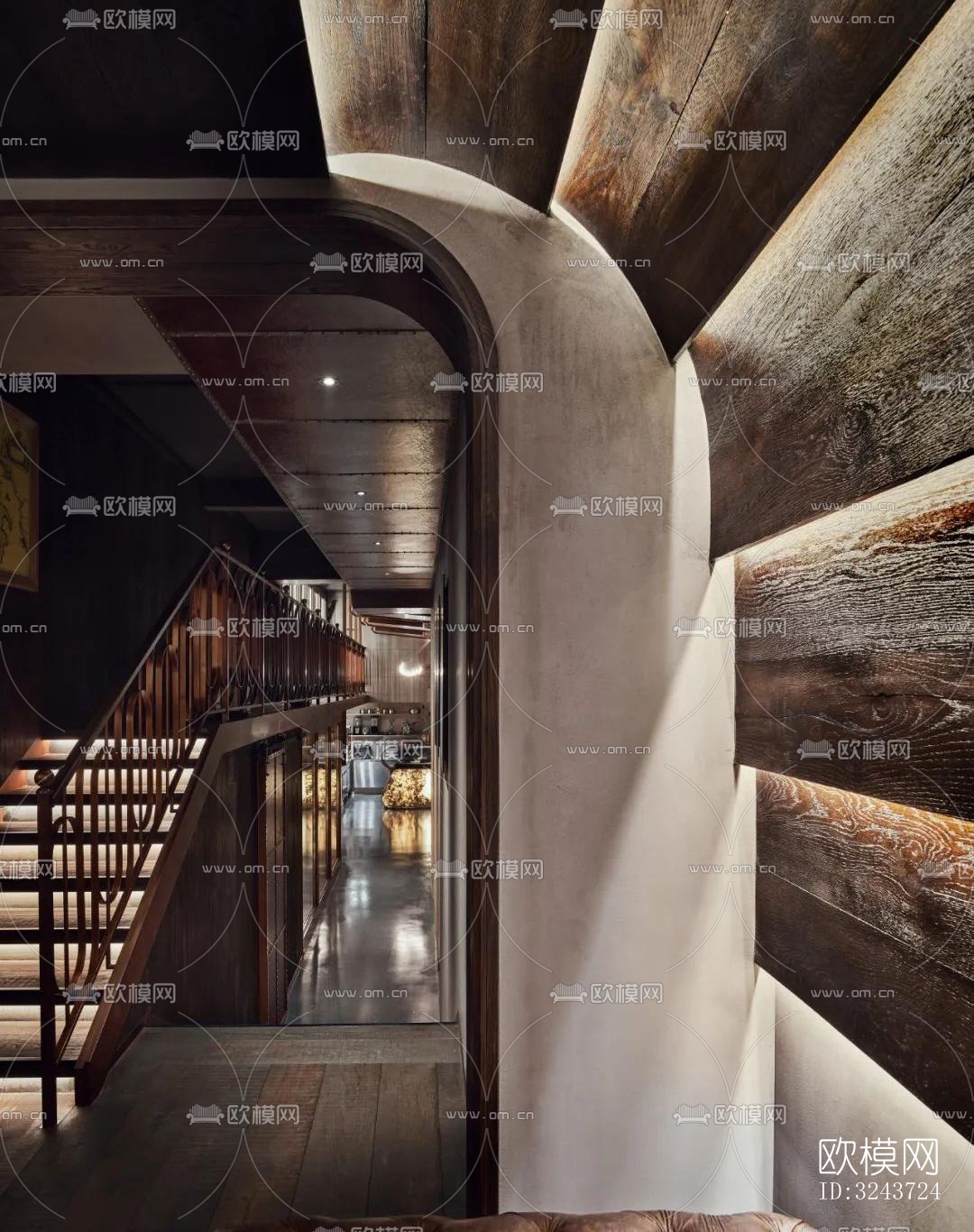 现代西餐厅效果图下载（渲染图16）