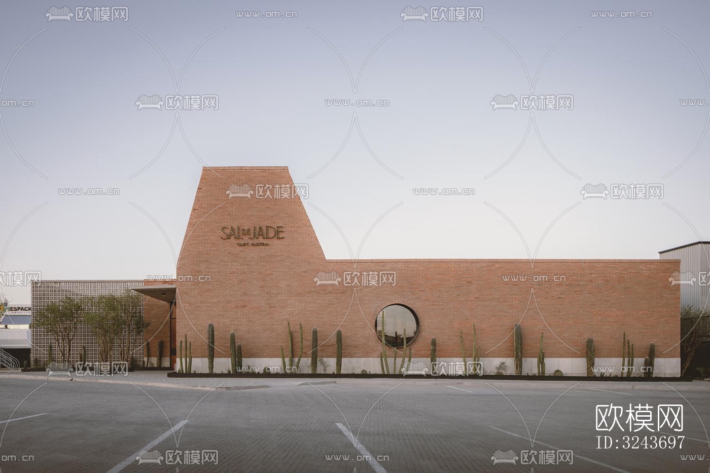 现代西餐厅效果图下载（渲染图6）