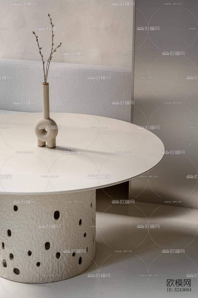 现代西餐厅效果图下载（渲染图7）