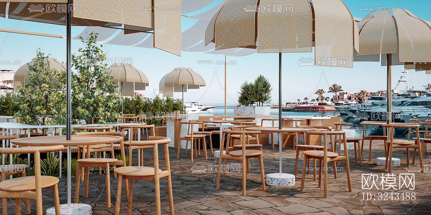 北欧蛋糕甜品效果图下载（渲染图8）