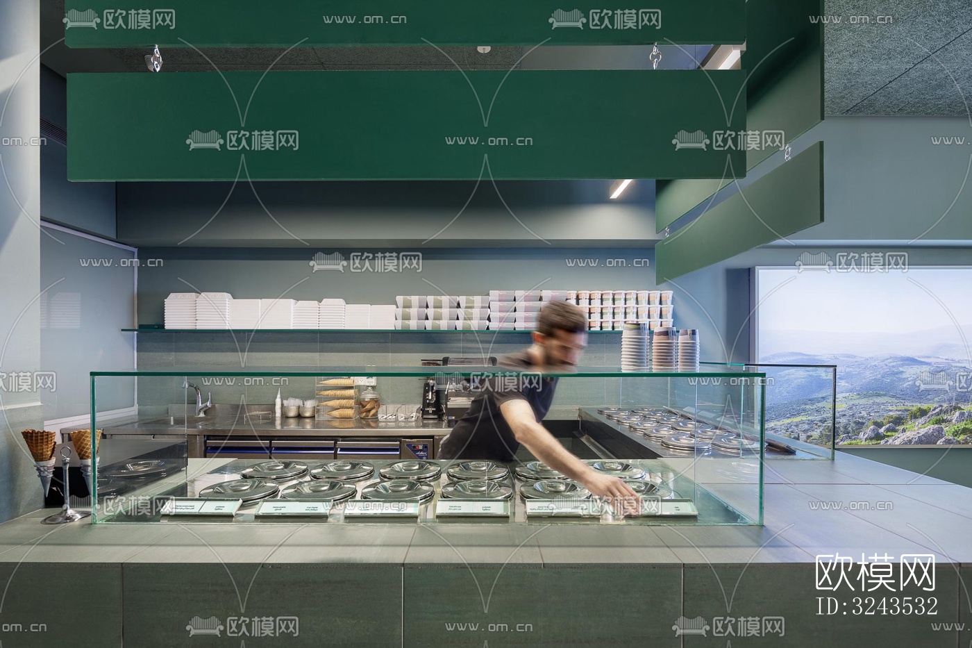 现代蛋糕甜品效果图下载（渲染图9）