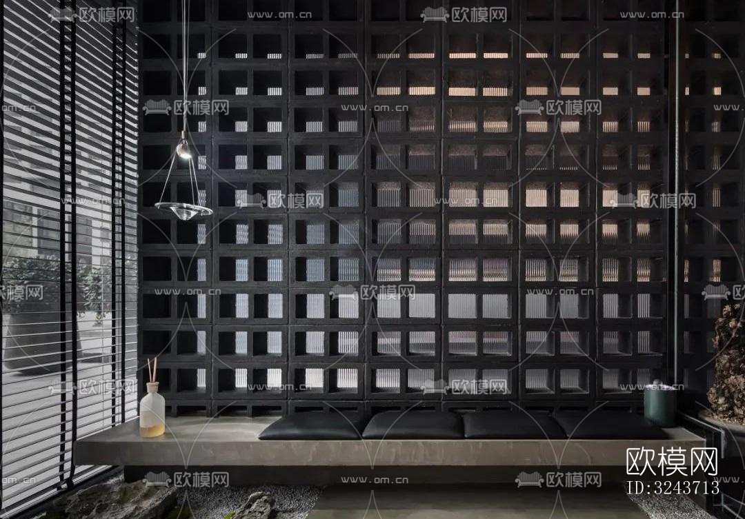 现代西餐厅效果图下载（渲染图16）