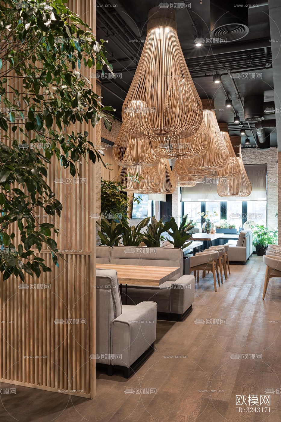 日式日韩料理效果图下载（渲染图1）