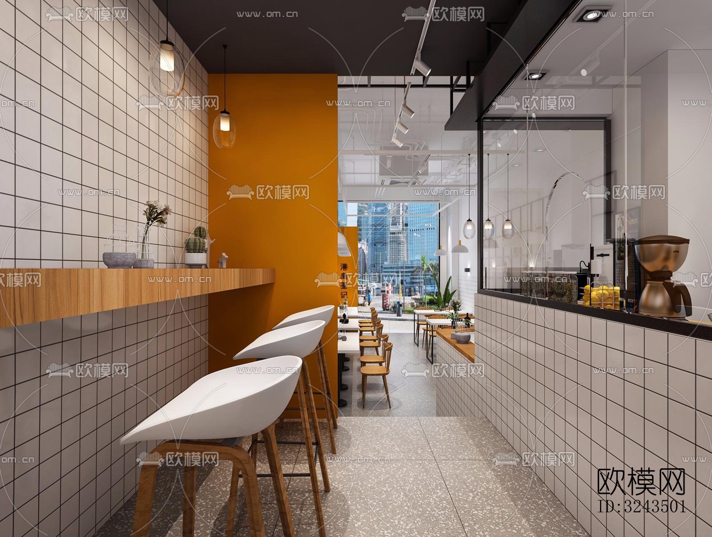 工业风蛋糕甜品效果图下载（渲染图5）