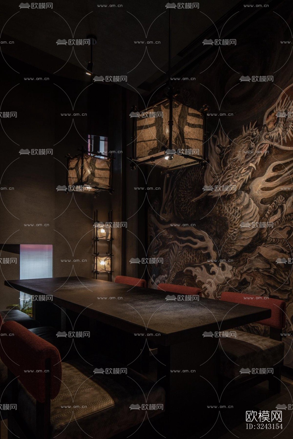 日式日韩料理效果图下载（渲染图12）