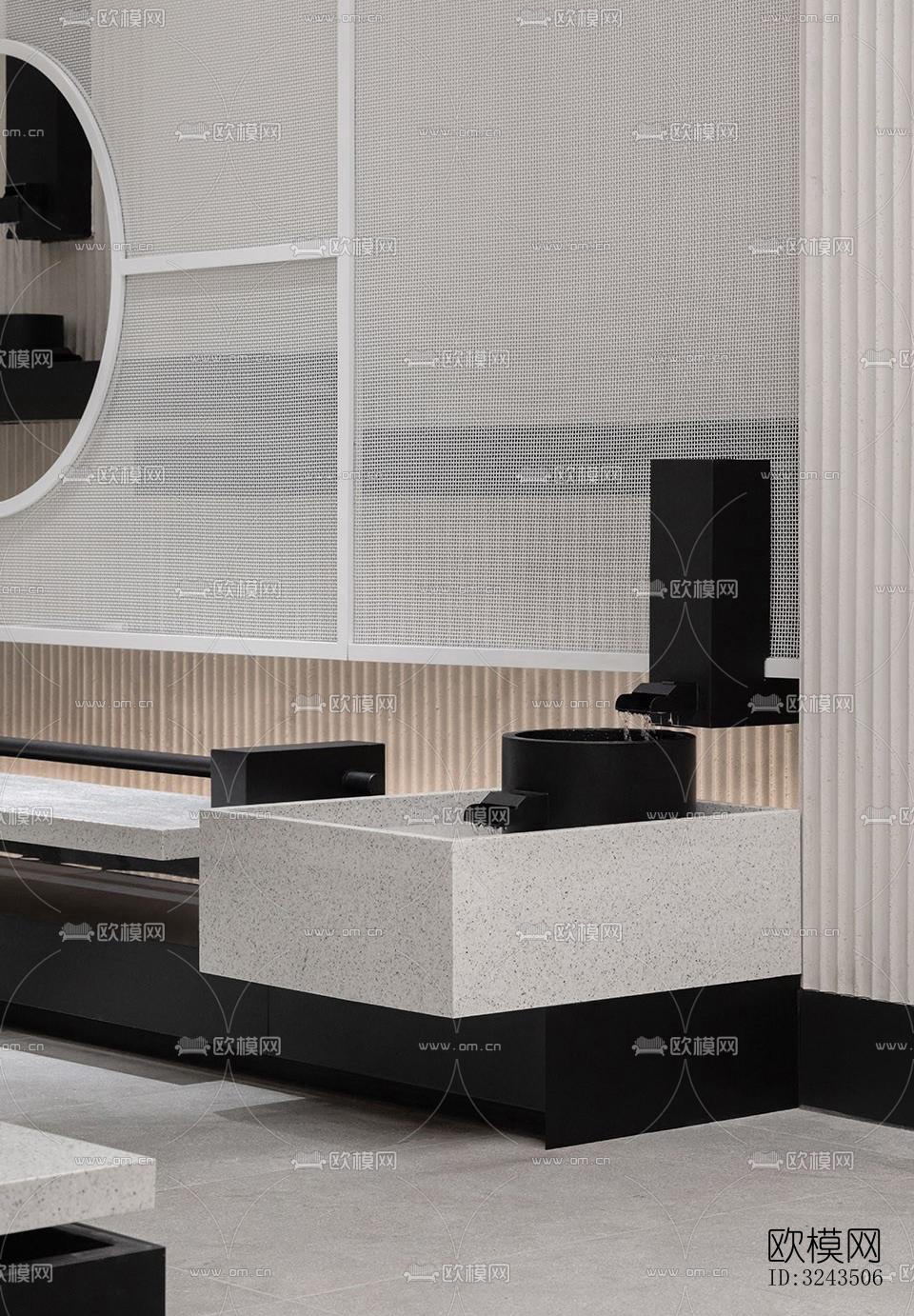 新中式蛋糕甜品效果图下载（渲染图9）