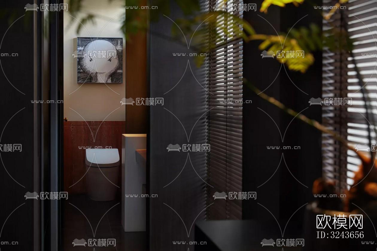 现代西餐厅效果图下载（渲染图14）