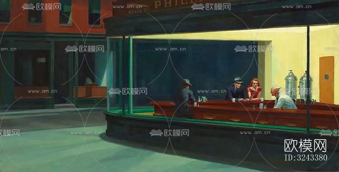 日式火锅烤肉效果图下载（渲染图16）