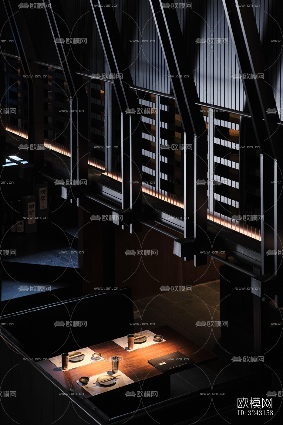 日式日韩料理效果图下载（渲染图18）