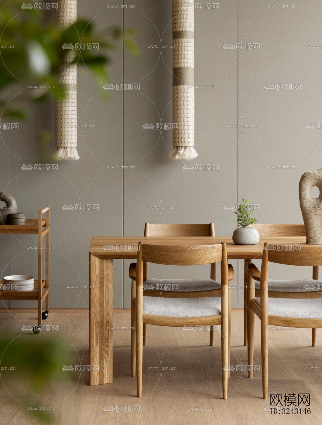 日式日韩料理效果图下载（渲染图10）