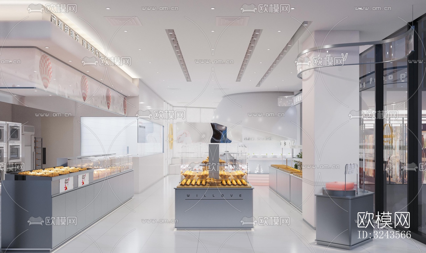 现代蛋糕甜品效果图下载（渲染图7）