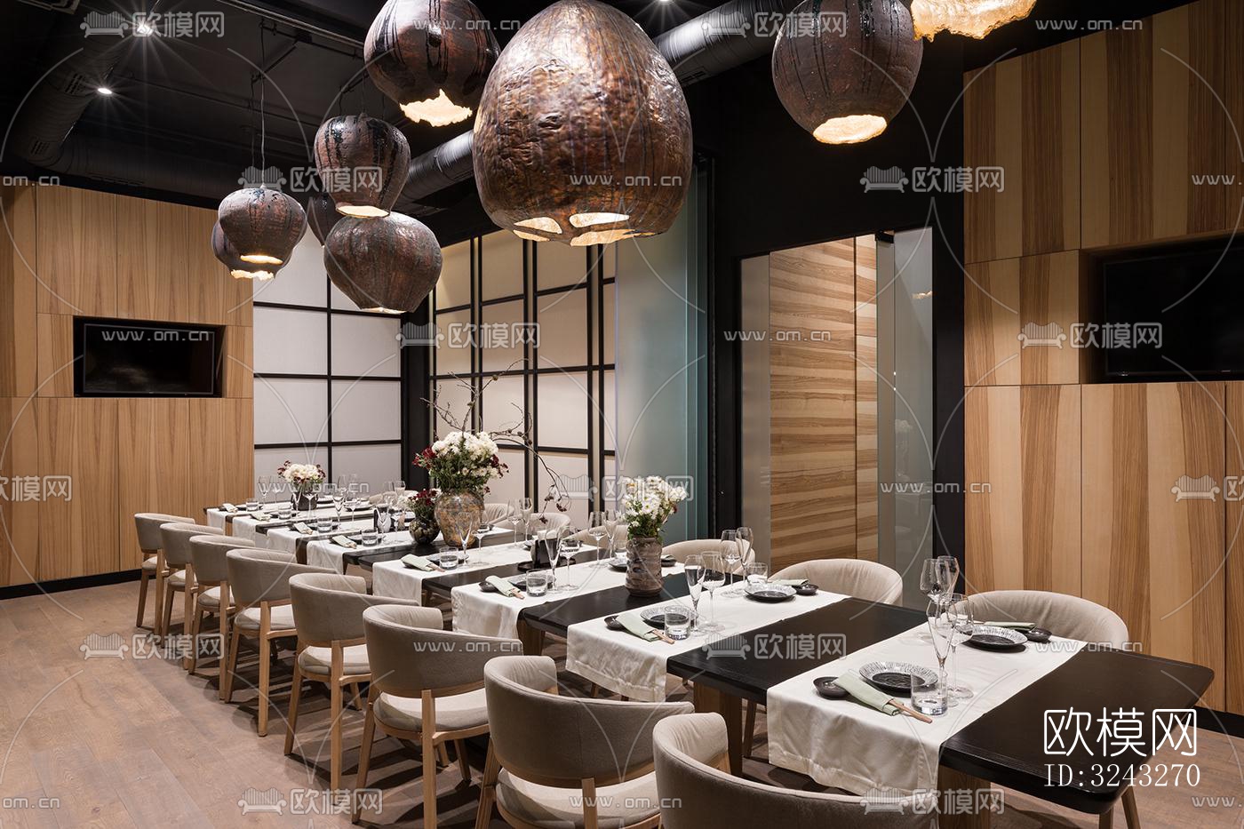 日式日韩料理效果图下载（渲染图4）