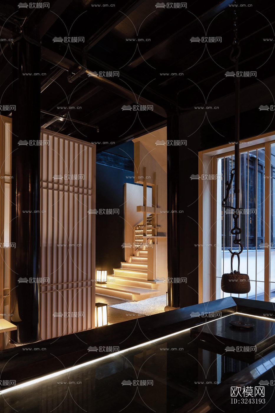 日式日韩料理效果图下载（渲染图5）