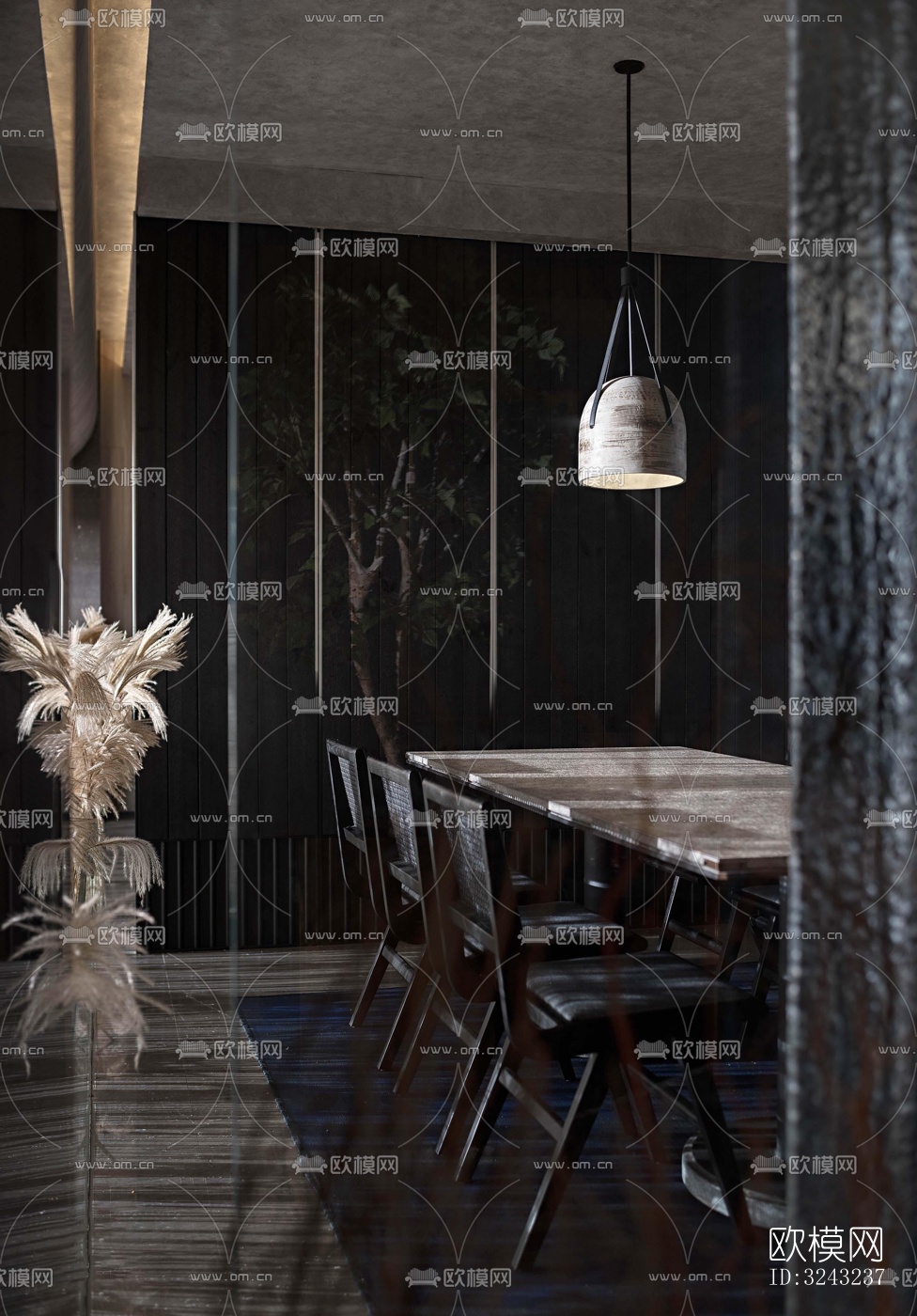 日式日韩料理效果图下载（渲染图2）