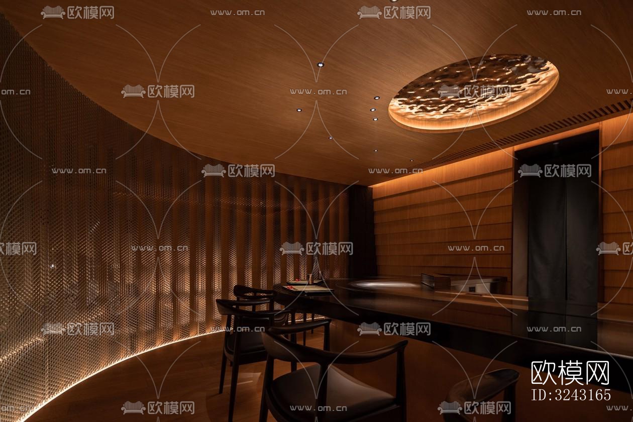 日式日韩料理效果图下载（渲染图5）