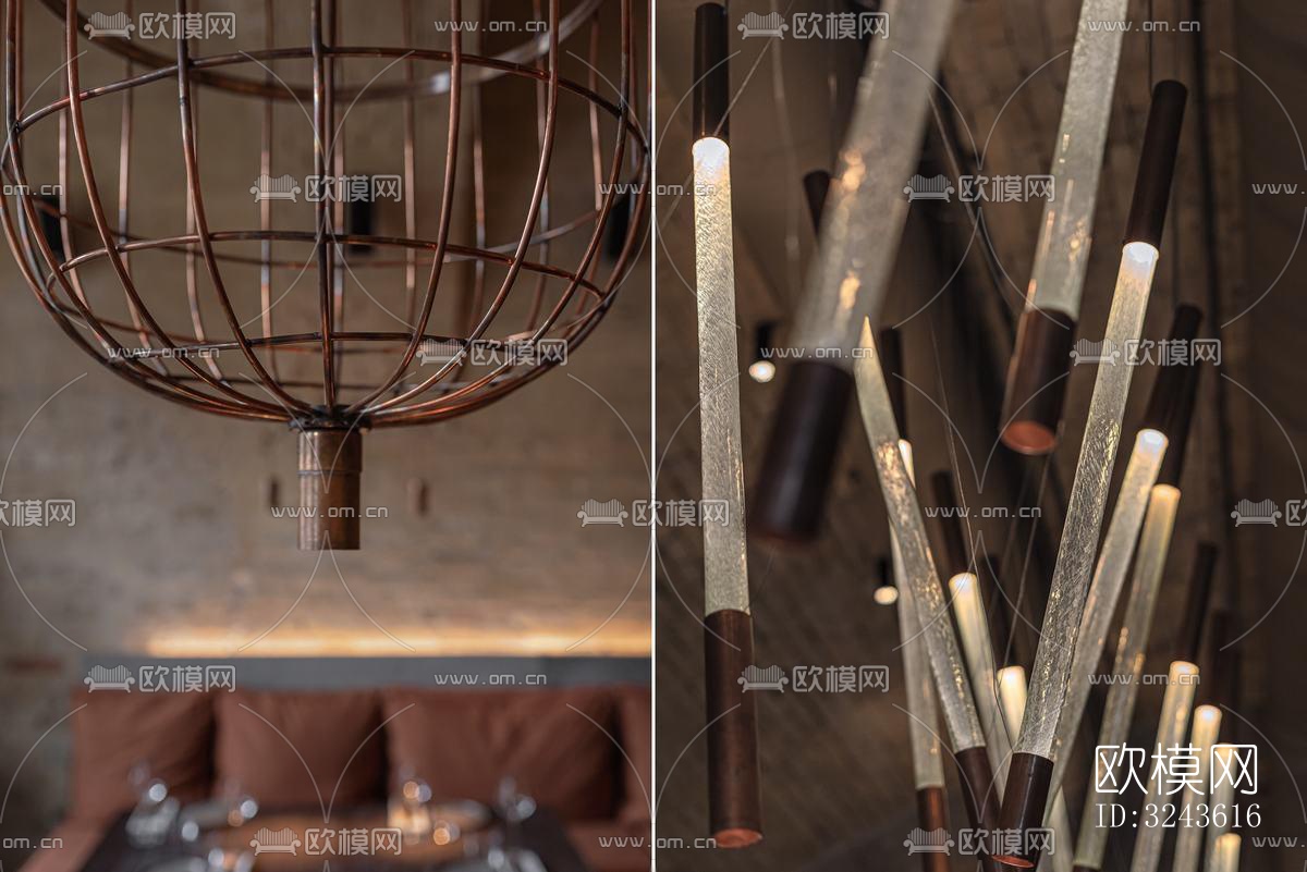 侘寂西餐厅效果图下载（渲染图12）