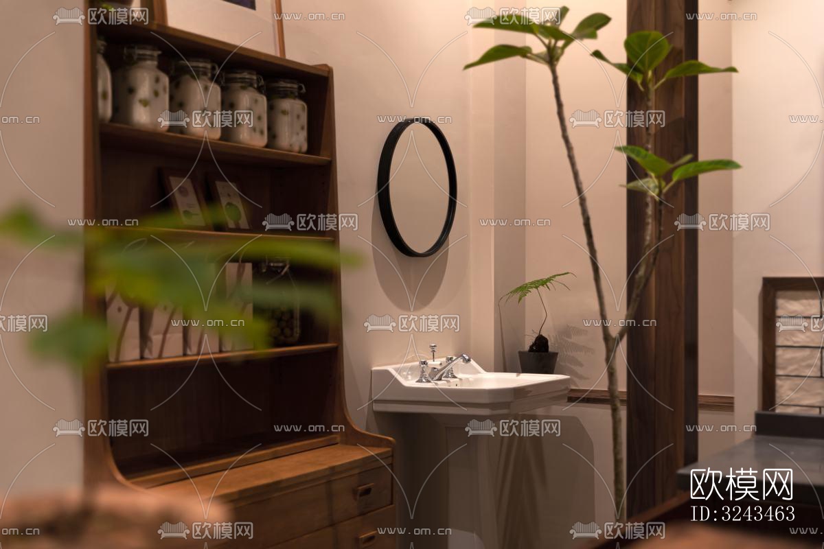 侘寂蛋糕甜品效果图下载（渲染图8）