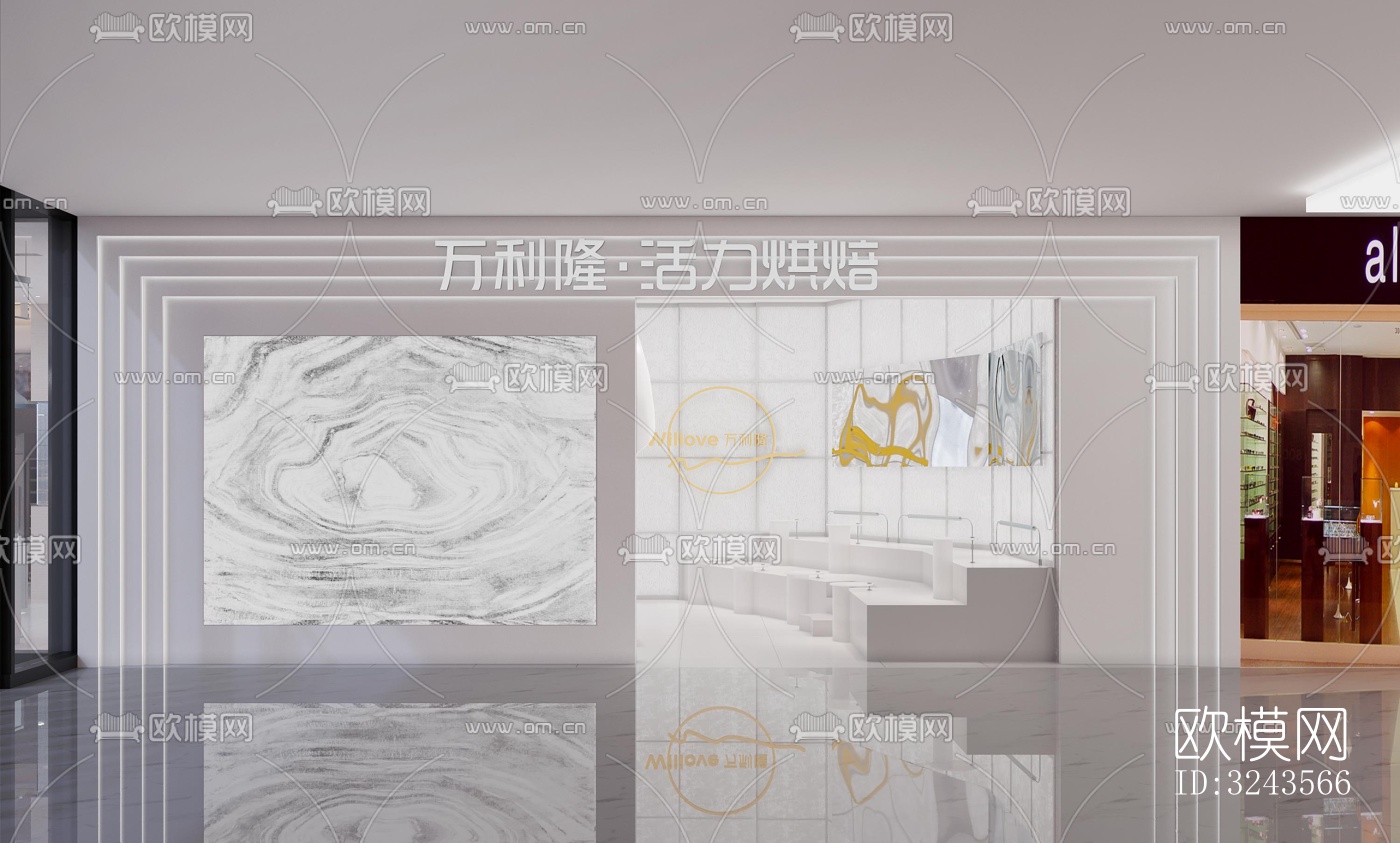 现代蛋糕甜品效果图下载（渲染图4）