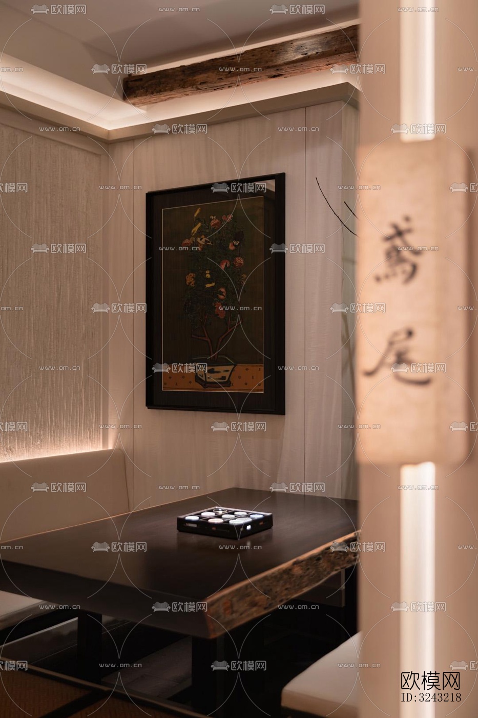 日式日韩料理效果图下载（渲染图8）