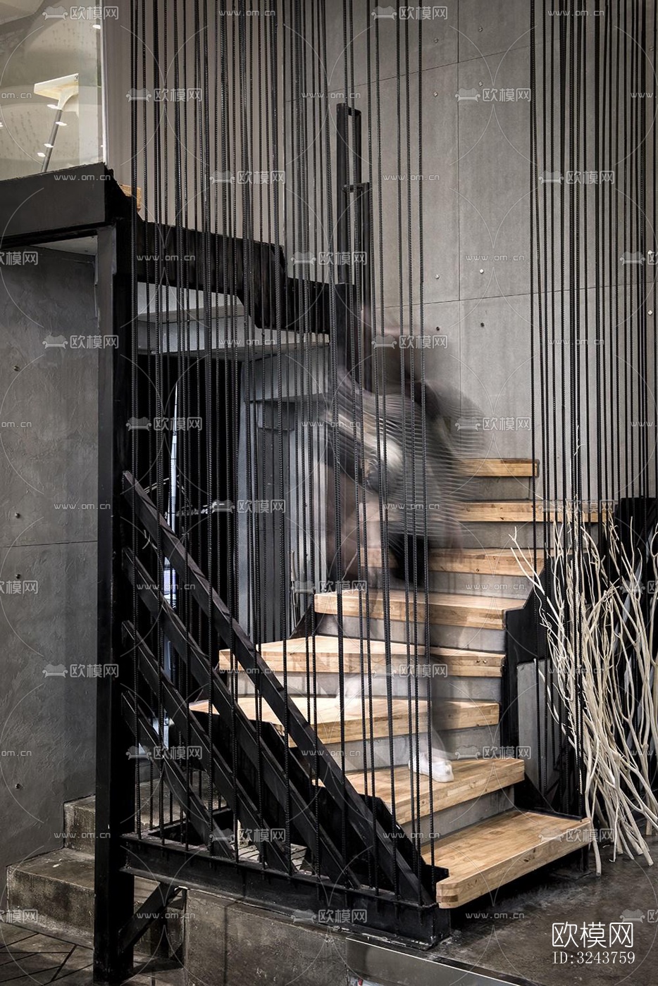 现代西餐厅效果图下载（渲染图5）