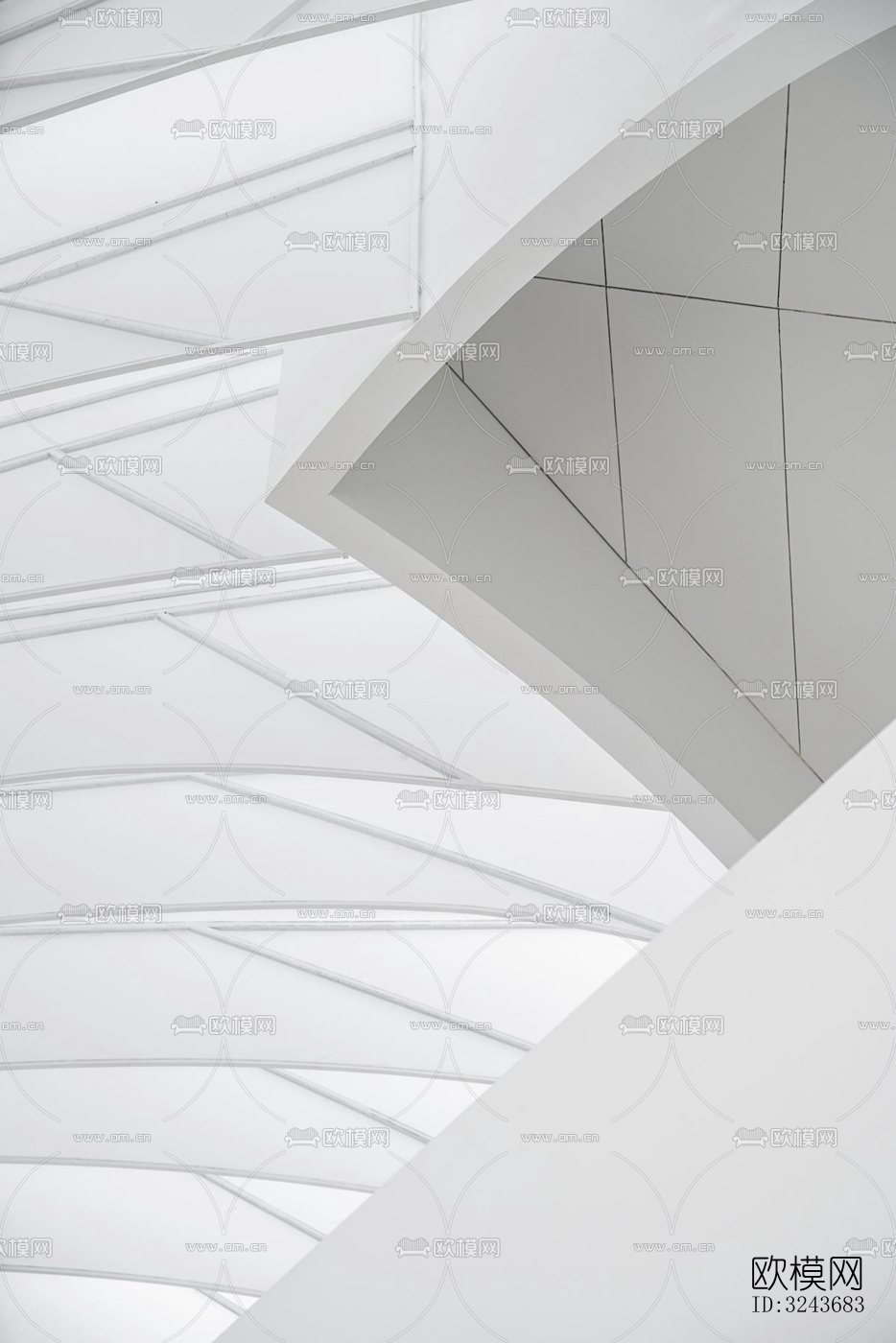 现代西餐厅效果图下载（渲染图17）