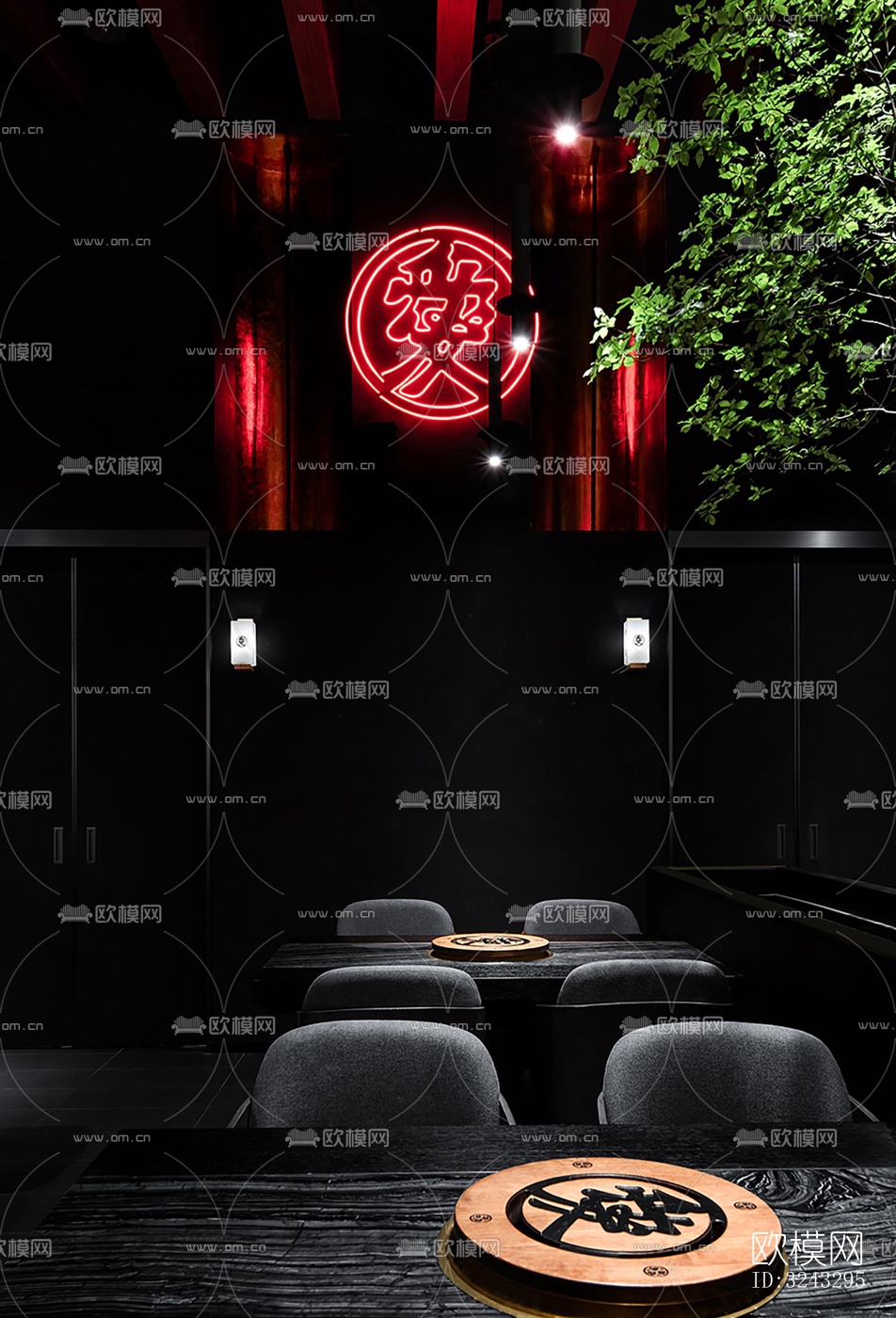 现代日韩料理效果图下载（渲染图11）