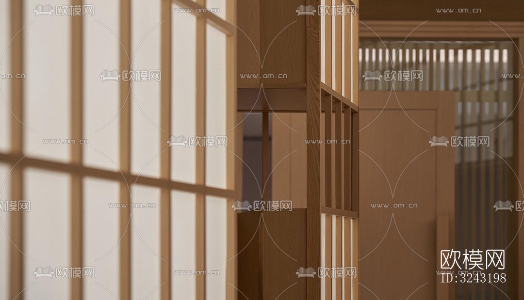 日式日韩料理效果图下载（渲染图8）