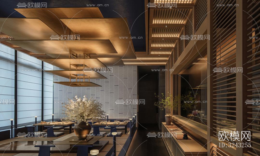 日式日韩料理效果图下载（渲染图3）