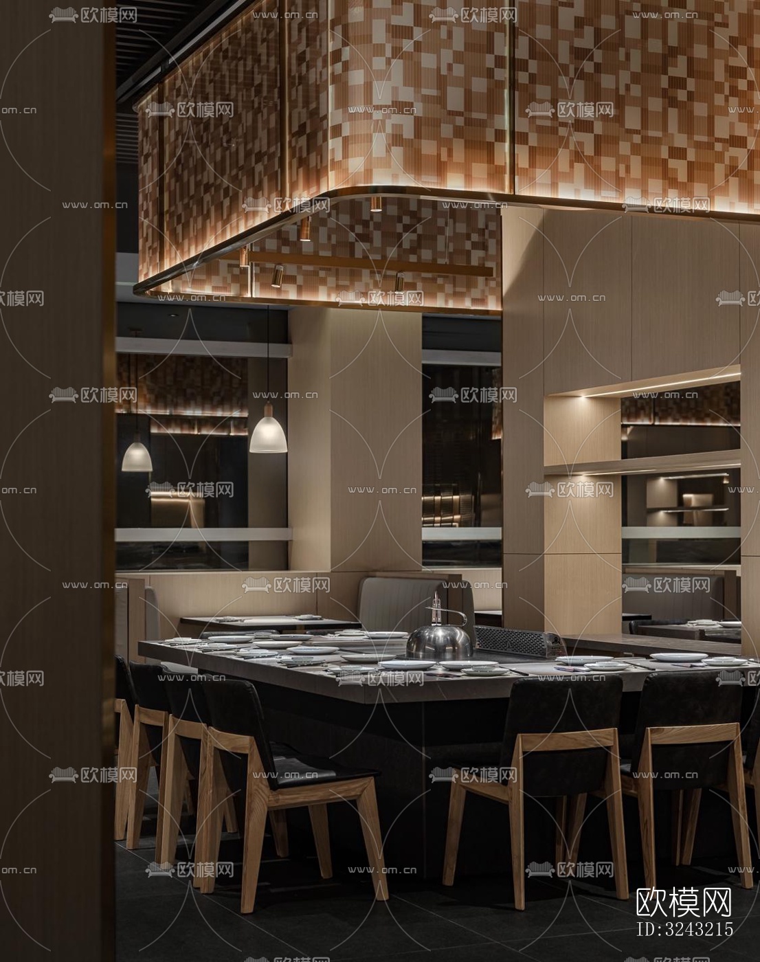 日式日韩料理效果图下载（渲染图12）