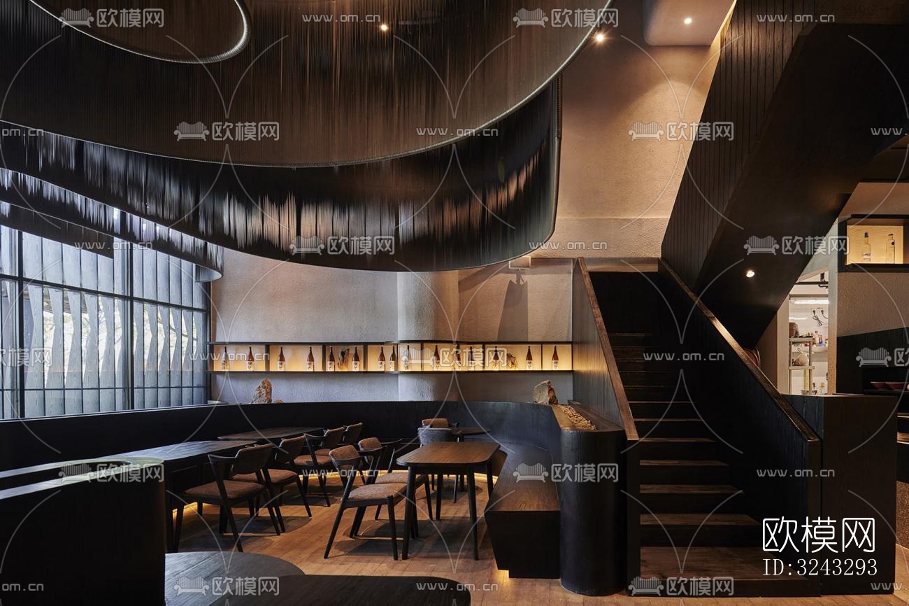 现代日韩料理效果图下载（渲染图7）