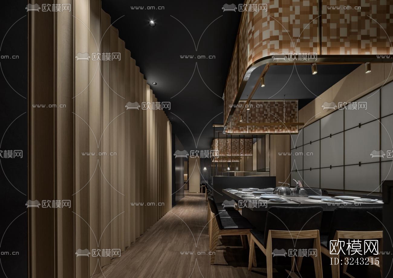 日式日韩料理效果图下载（渲染图3）