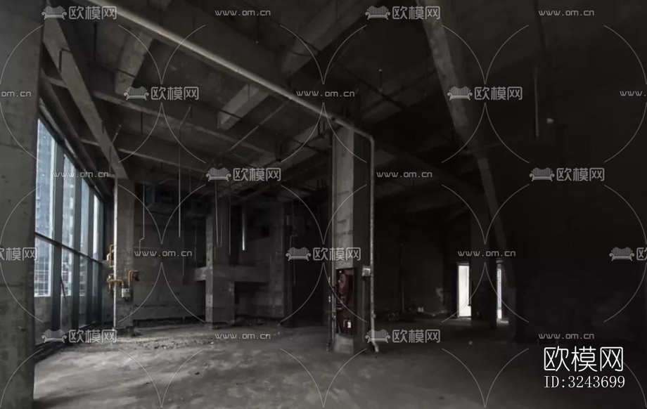 現(xiàn)代西餐廳效果圖下載(渲染圖8)