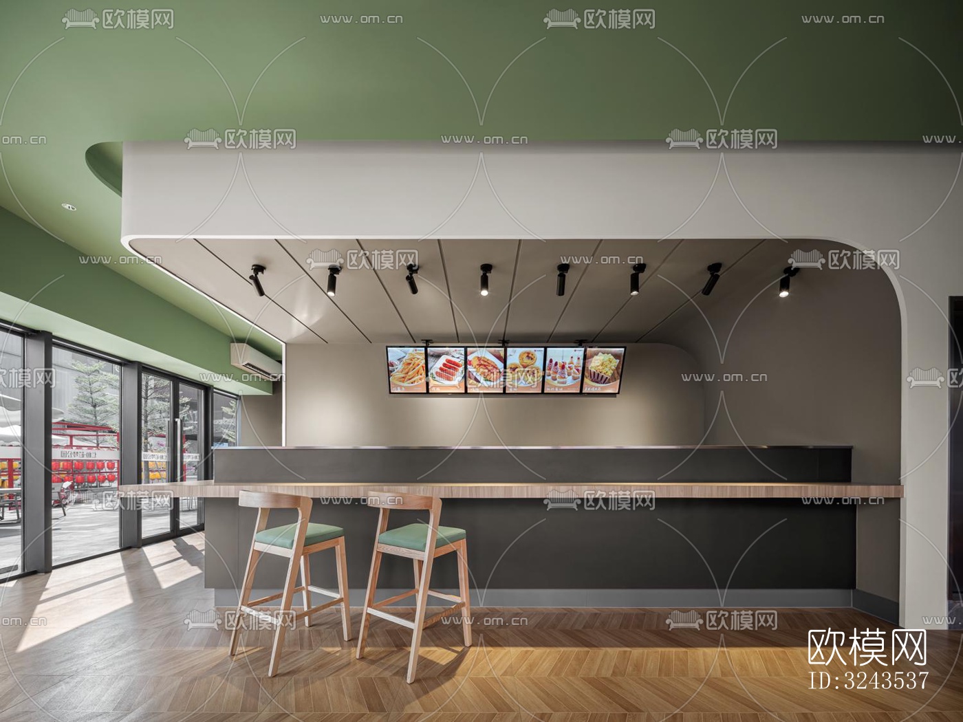 现代蛋糕甜品效果图下载（渲染图7）