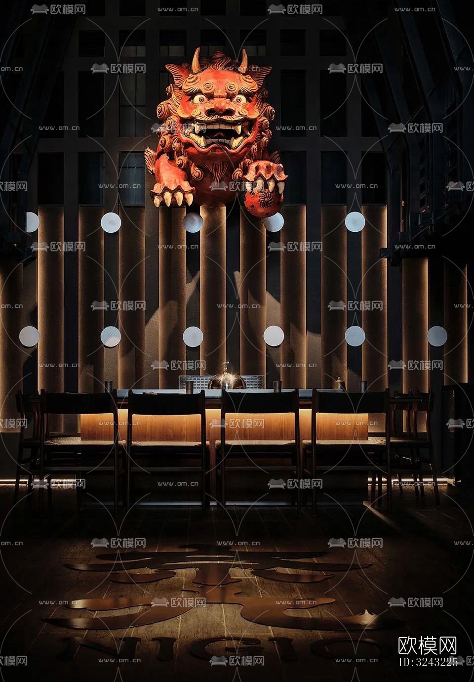 日式日韩料理效果图下载（渲染图10）