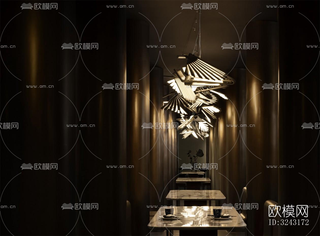 日式日韩料理效果图下载（渲染图8）