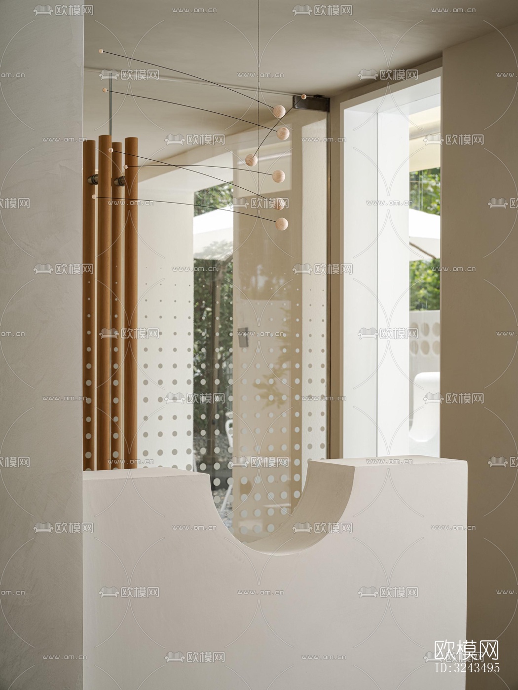 奶油风蛋糕甜品效果图下载（渲染图4）