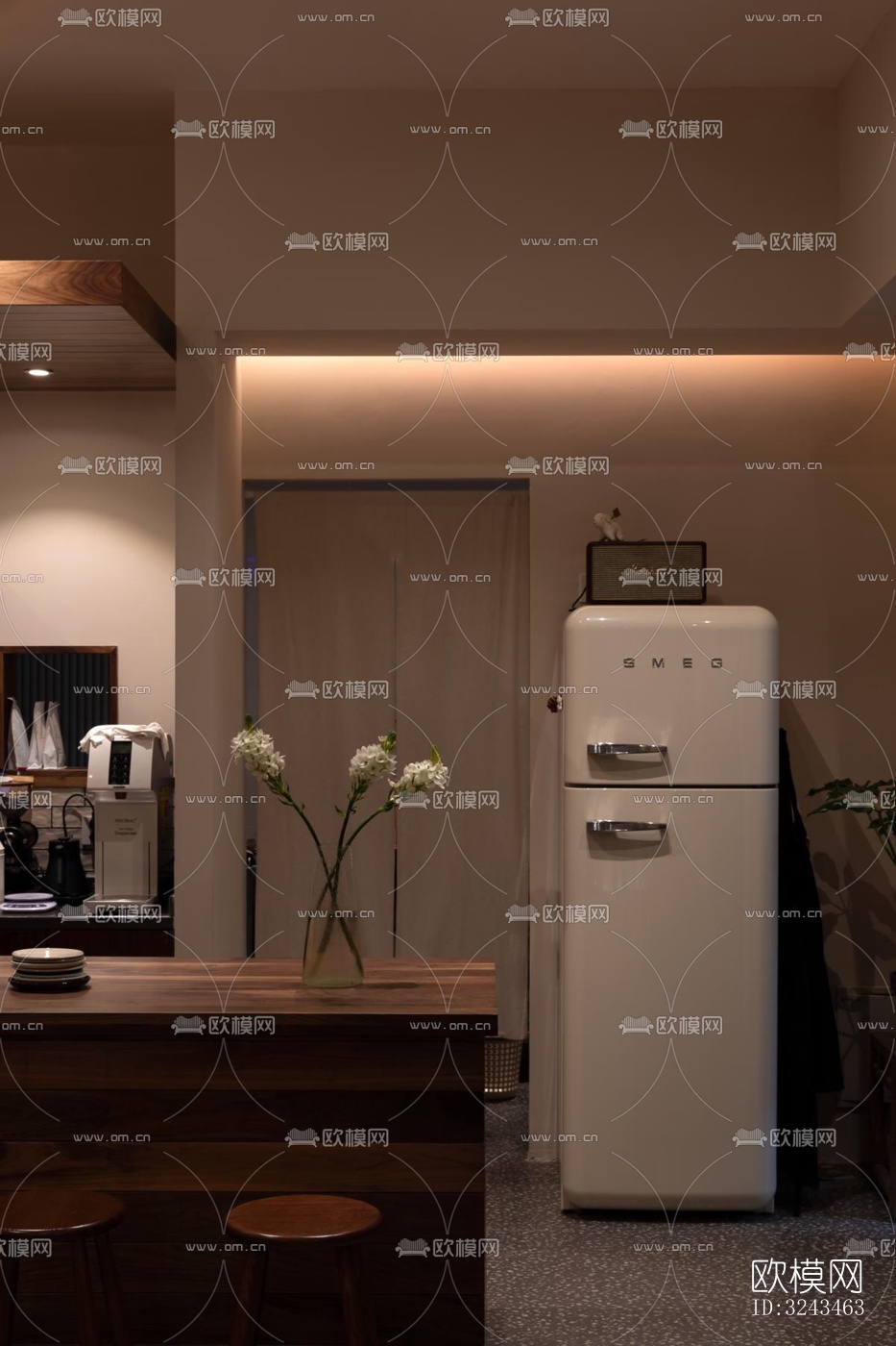 侘寂蛋糕甜品效果图下载（渲染图4）