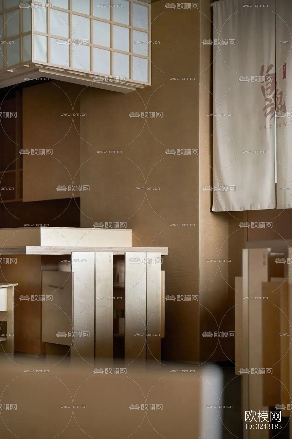 日式日韩料理效果图下载（渲染图11）