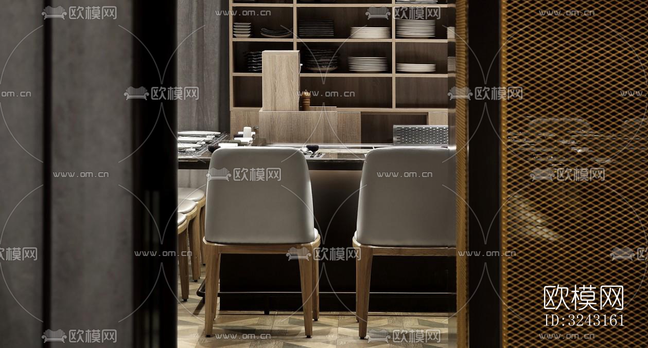 日式日韩料理效果图下载（渲染图4）