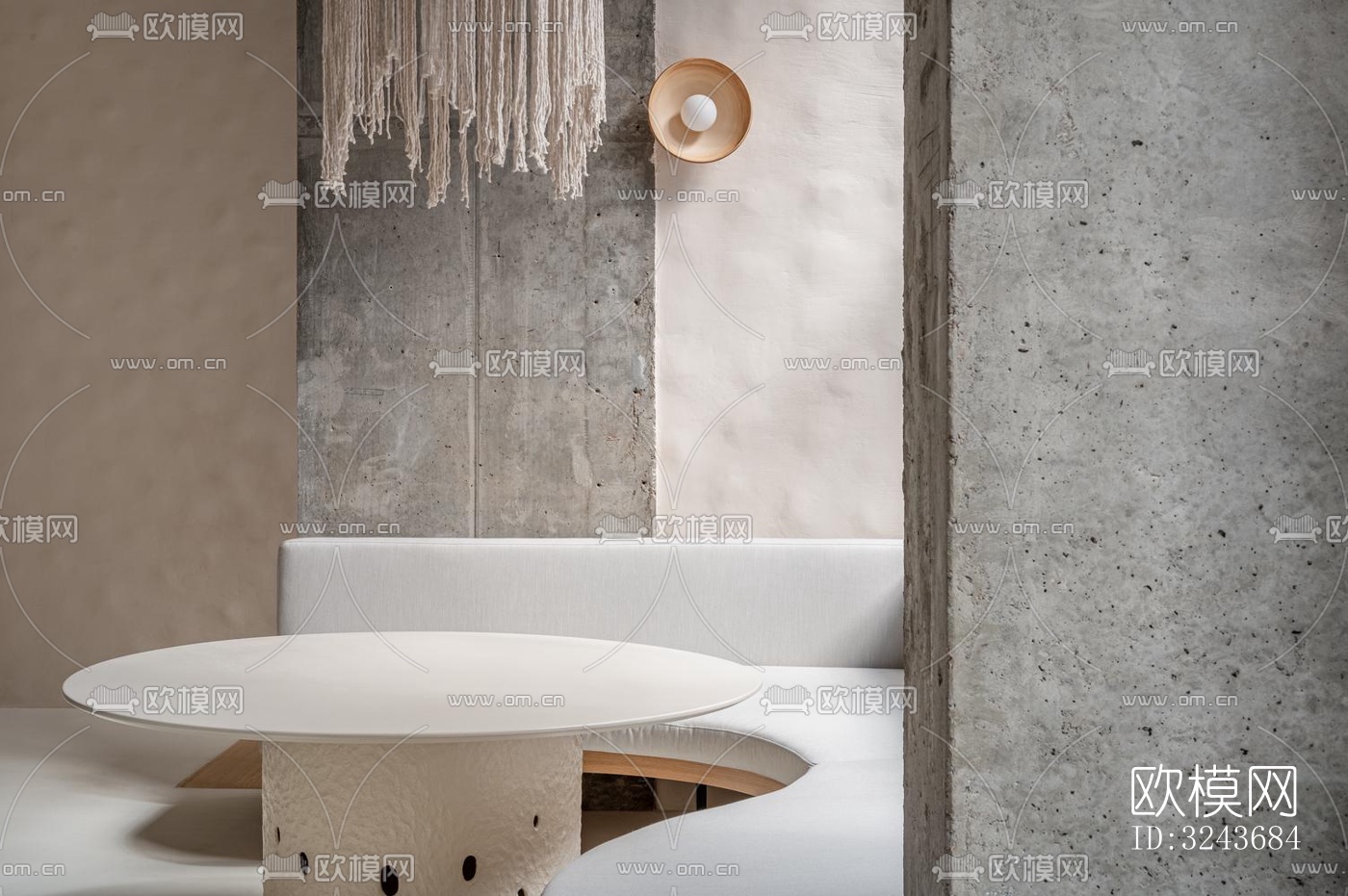 现代西餐厅效果图下载（渲染图20）