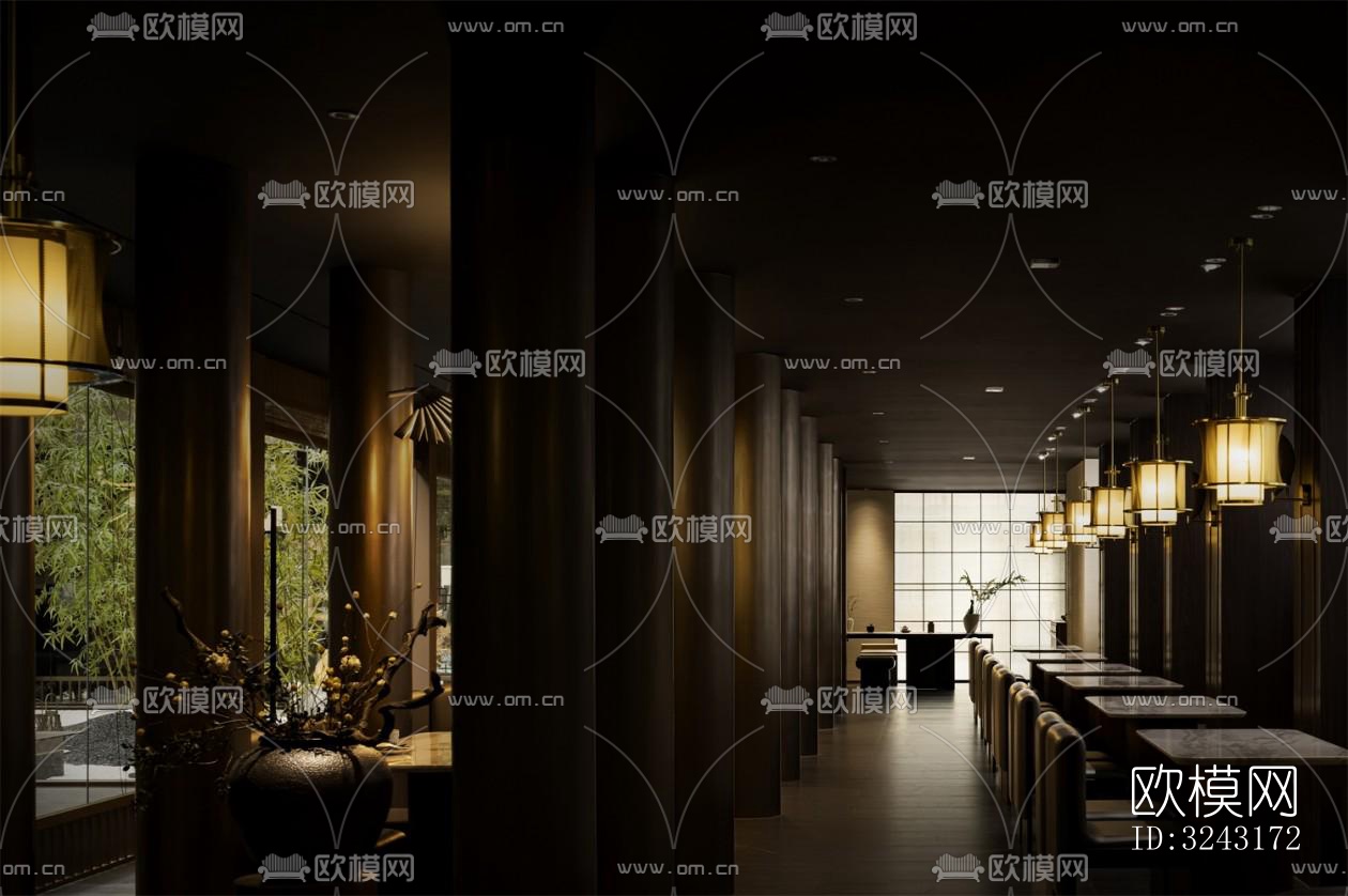 日式日韩料理效果图下载（渲染图4）