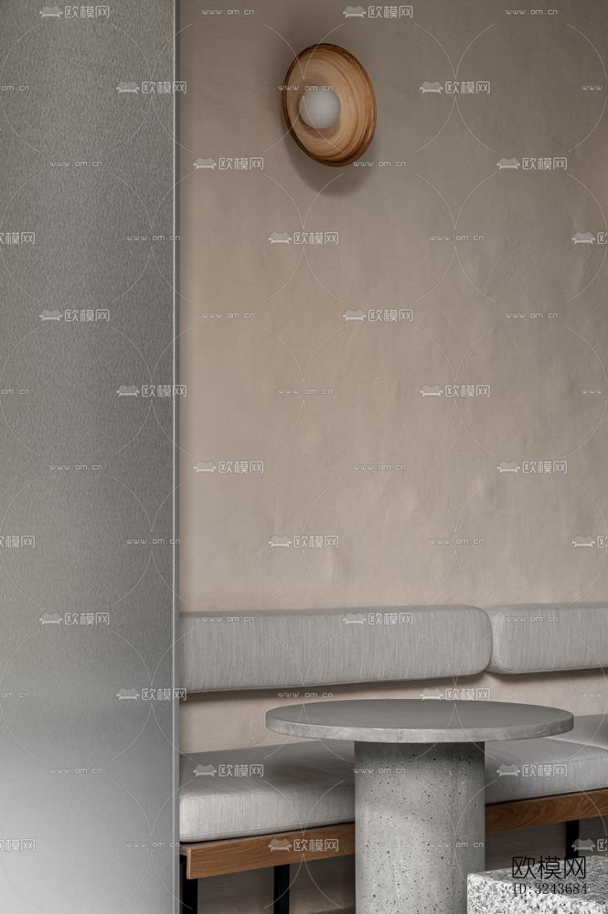 现代西餐厅效果图下载（渲染图3）