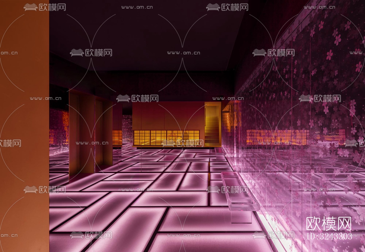 现代日韩料理效果图下载（渲染图4）