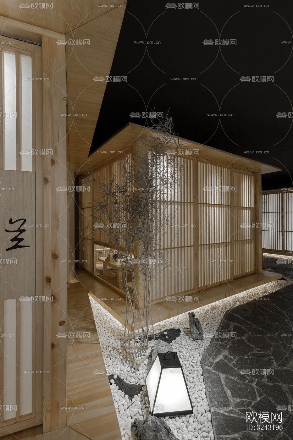 日式日韩料理效果图下载（渲染图6）