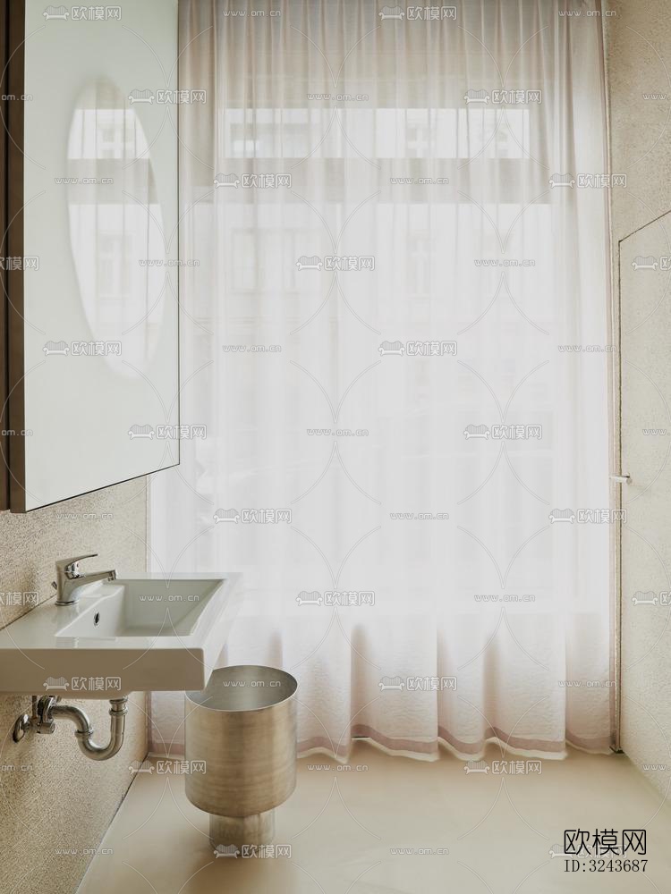 现代西餐厅效果图下载（渲染图8）