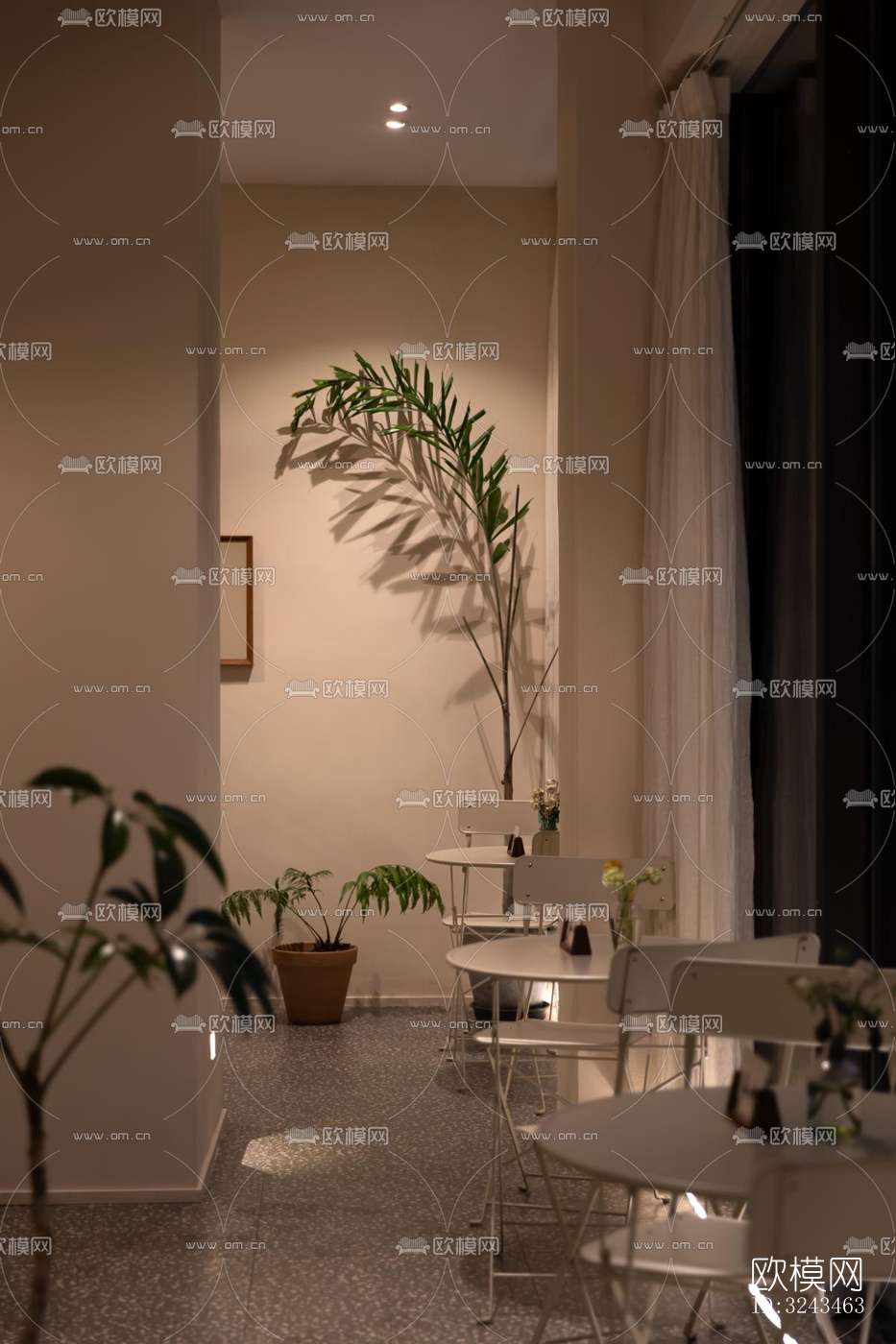 侘寂蛋糕甜品效果图下载（渲染图1）