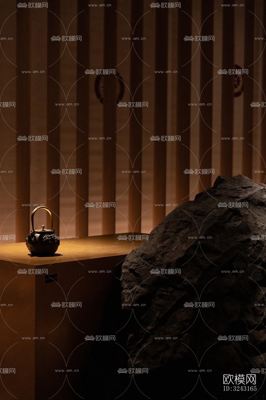 日式日韩料理效果图下载（渲染图12）