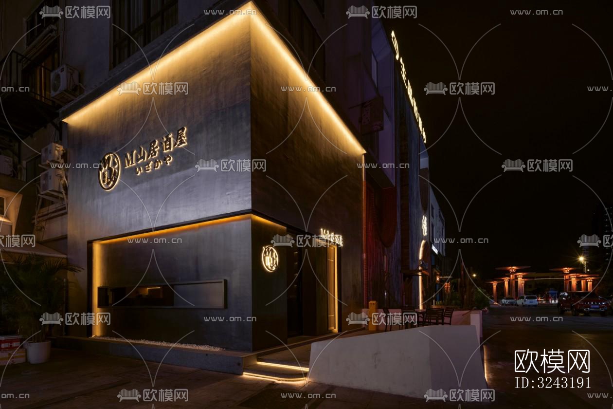 日式日韩料理效果图下载（渲染图8）