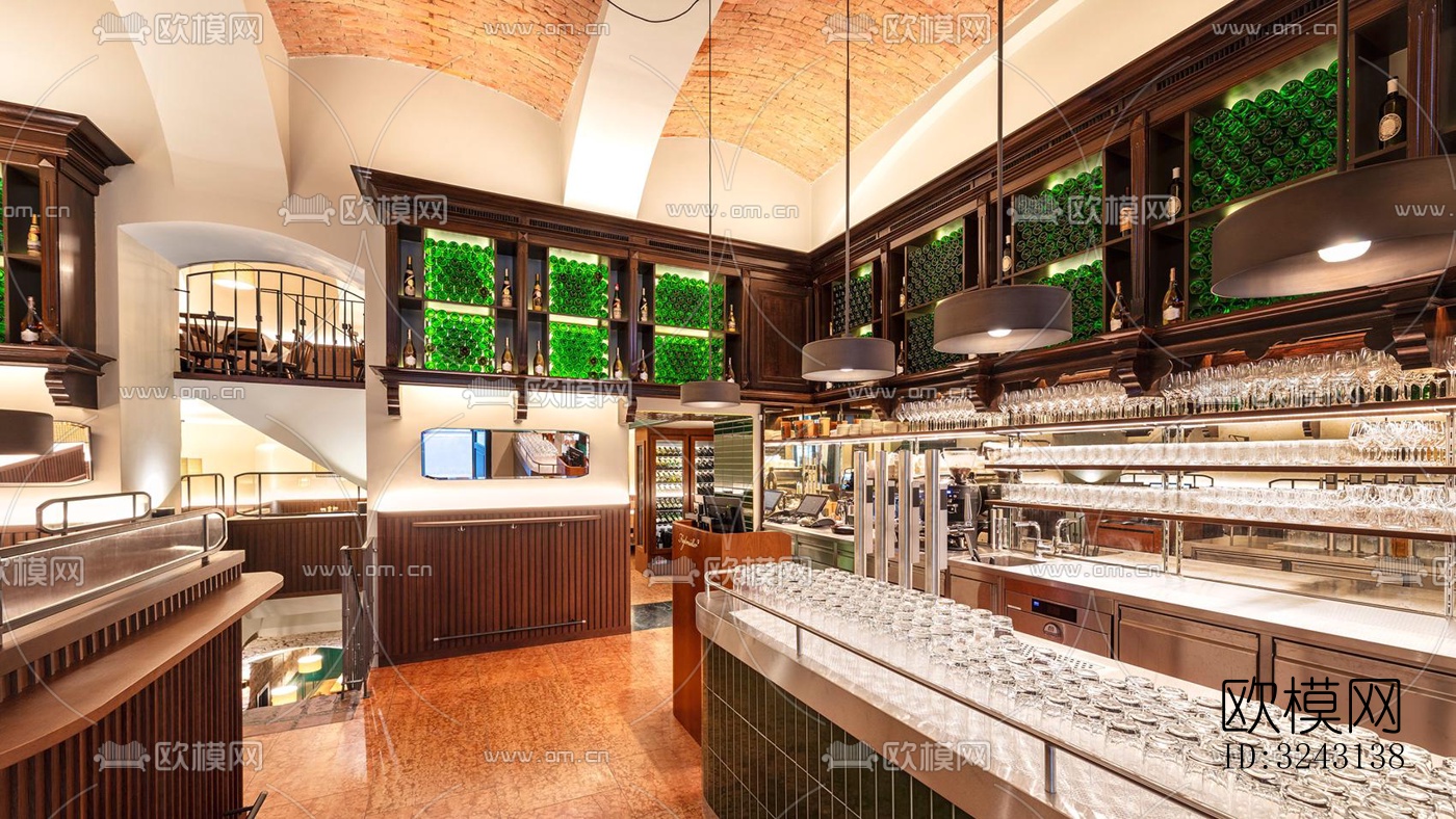 美式咖啡奶茶效果图下载（渲染图6）